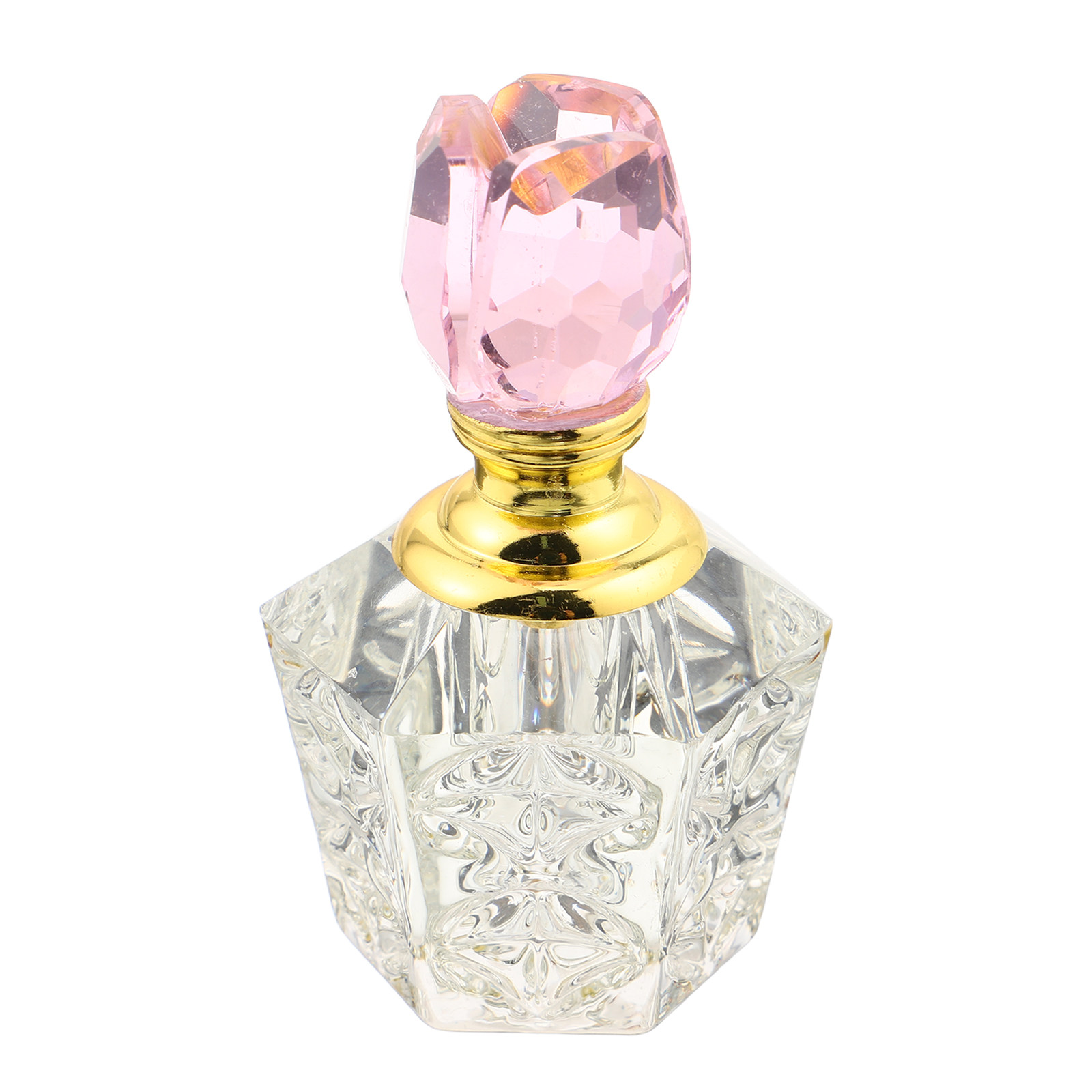 Home Fragrance Usa - Transparent Crystal Glass Perfume Bottle Elegant