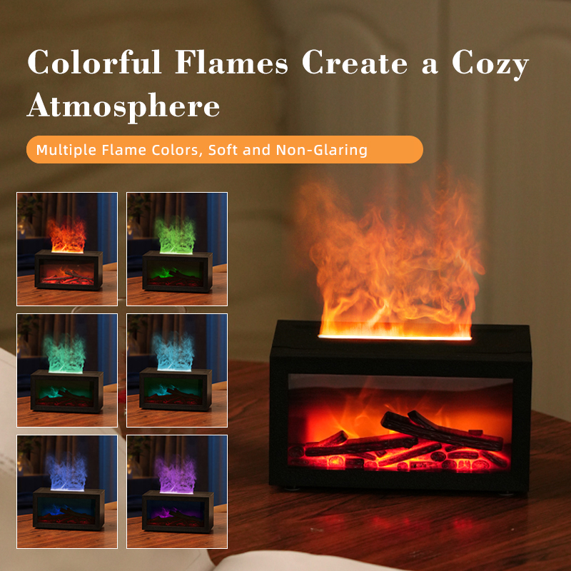 Home Fragrance H&M - Flame Fireplace Aromatherapy Diffuser, Essential Oil