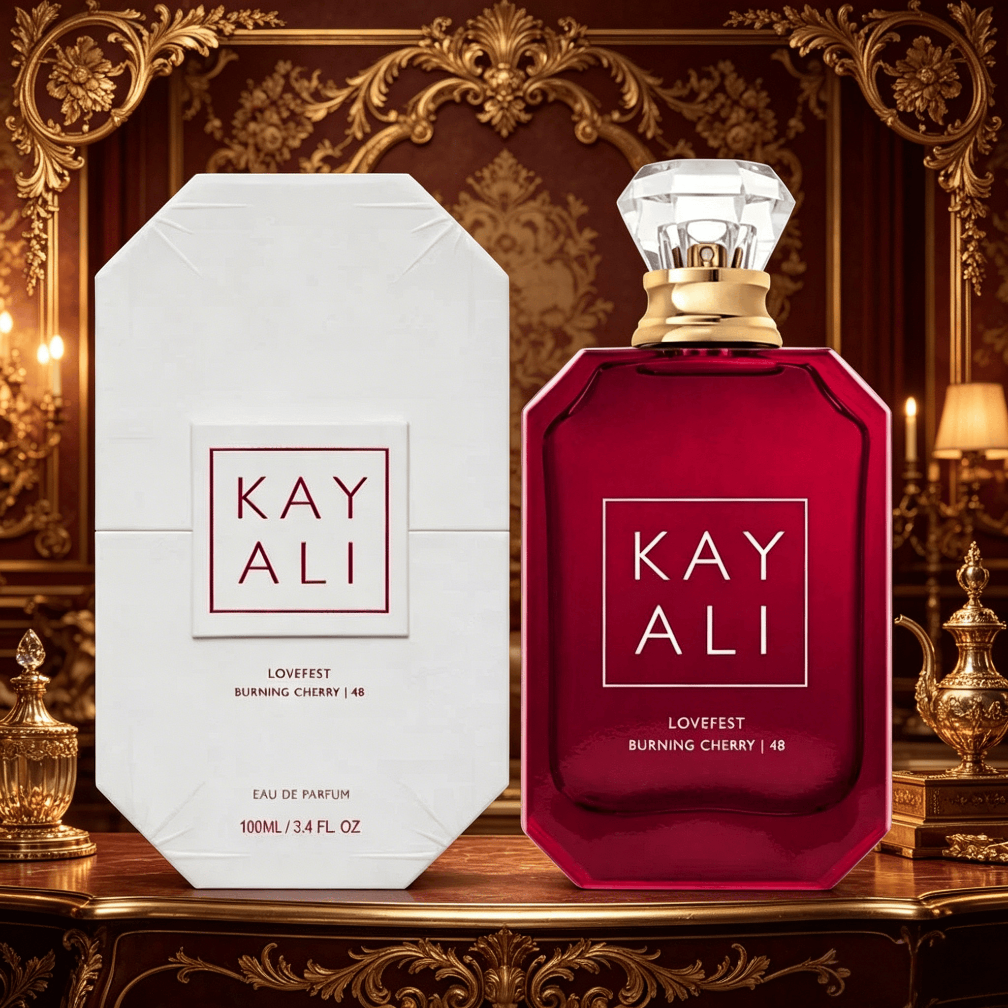 Home Fragrance Red Wine - Luxury Kayali （48）Lovefest Burning Cherry EDP