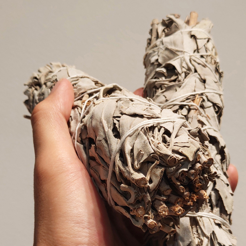 Natural White Sage Bundle Smud - đánh giá và giá Smokeless Incense Stick