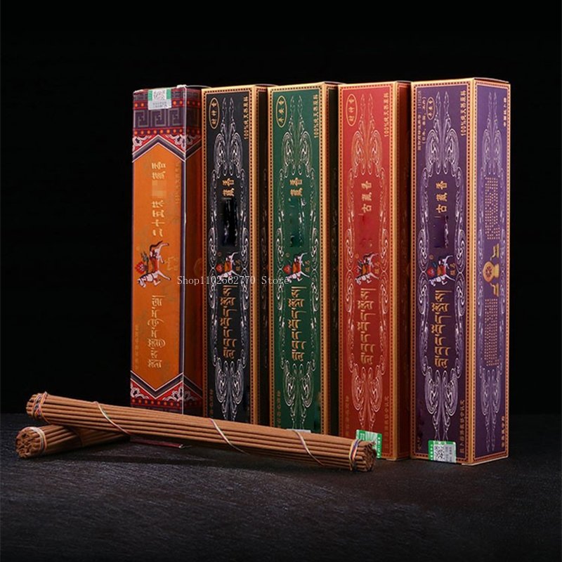 4 Bundles/box Tibetan Incense  - đánh giá và giá Smokeless Incense Stick