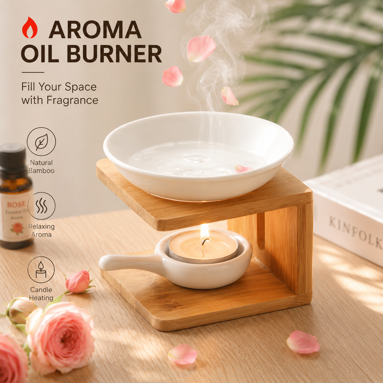 Bamboo Ceramic Essential Oil B - đánh giá và giá Home Fragrance Oils For Oil Burners