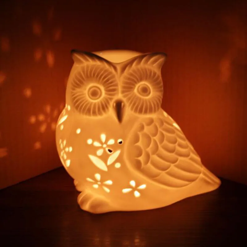 Porcelain Hollow Owl Aromather - đánh giá và giá Home Fragrance Oils For Oil Burners