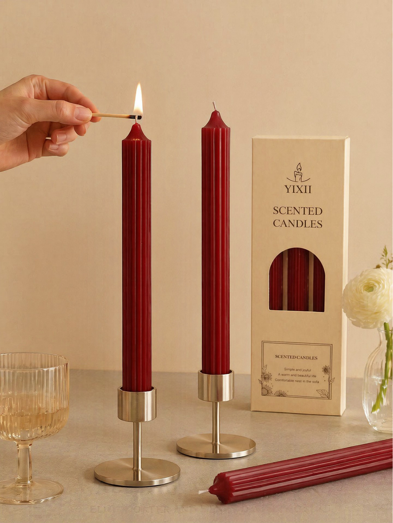 4pcs 25cm wine red aromatherap - đánh giá và giá Home Fragrance Red Wine