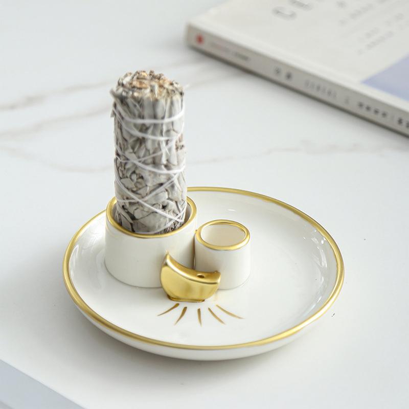 Sage Holder Ceramic Incense Bu - đánh giá và giá Smokeless Incense Stick