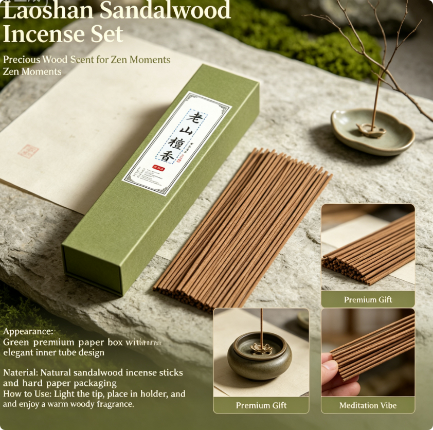 Premium Natural Wood Incense G - đánh giá và giá Home Fragrance Aroma Set
