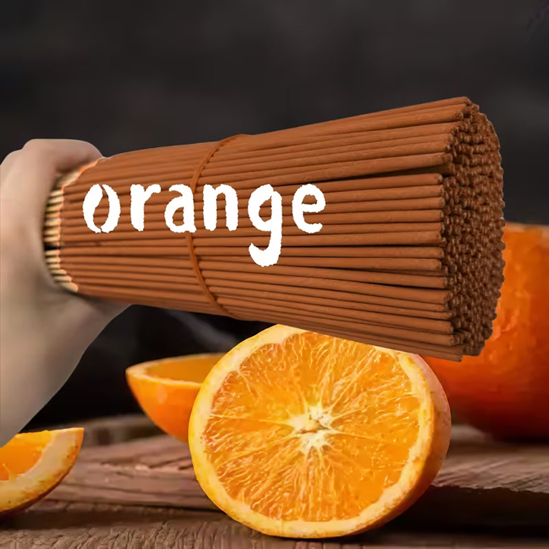 Natural Orange Incense Sticks  - đánh giá và giá Smokeless Incense Stick