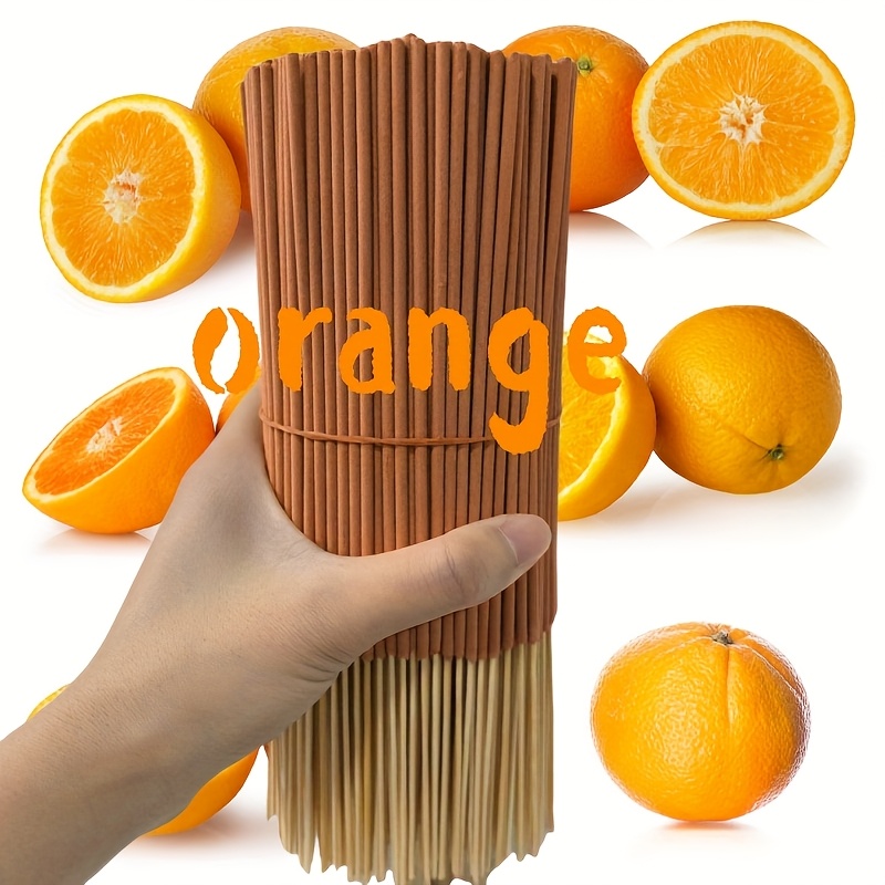 Natural Orange Incense Sticks  - đánh giá và giá Smokeless Incense Stick