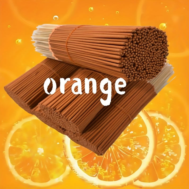 Natural Orange Incense Sticks  - đánh giá và giá Smokeless Incense Stick