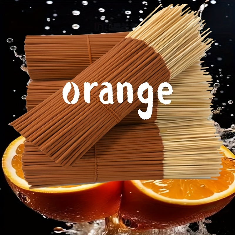 Natural Orange Incense Sticks  - đánh giá và giá Smokeless Incense Stick
