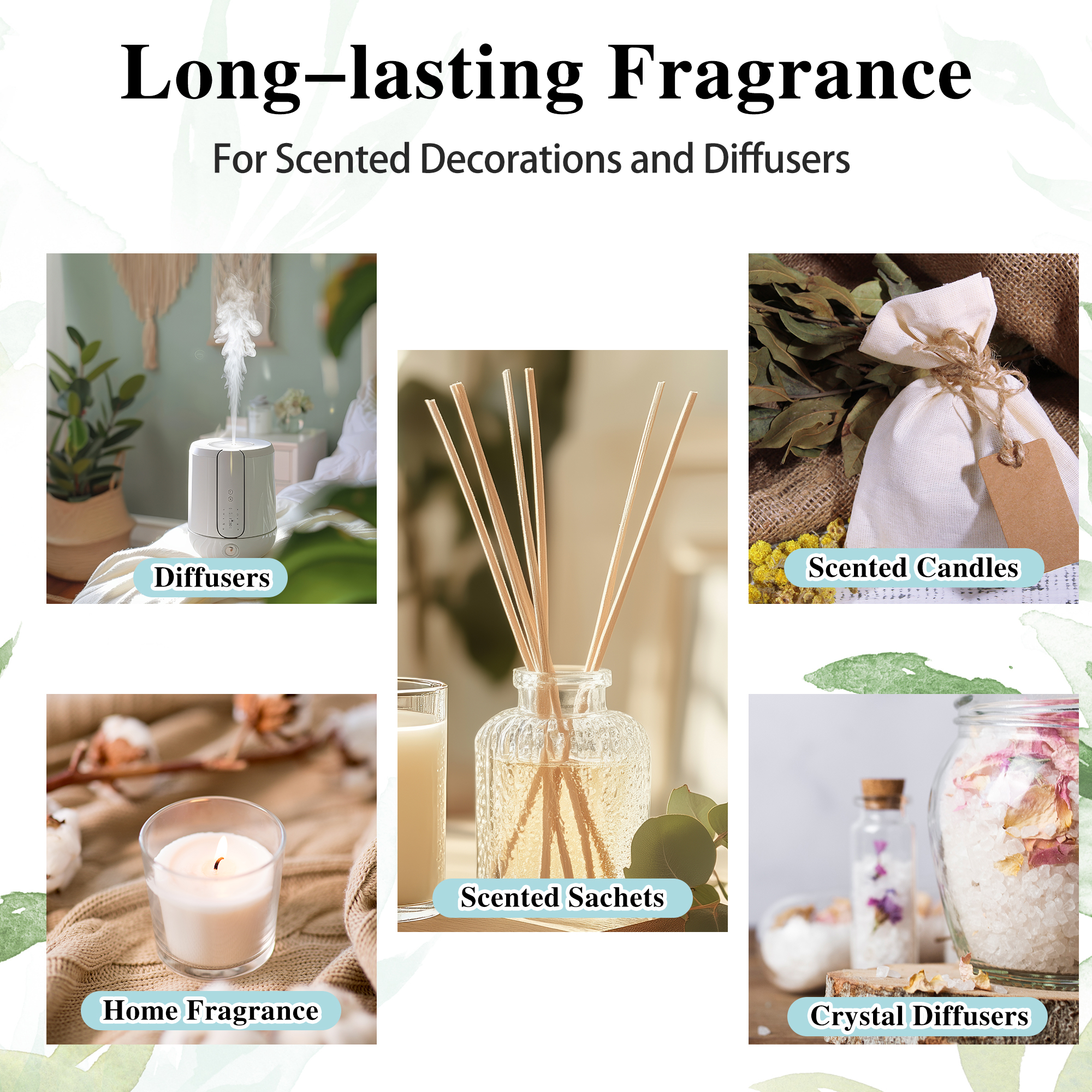 30ml 100ml Pure Natural Essent - đánh giá và giá Home Fragrance Diffusers