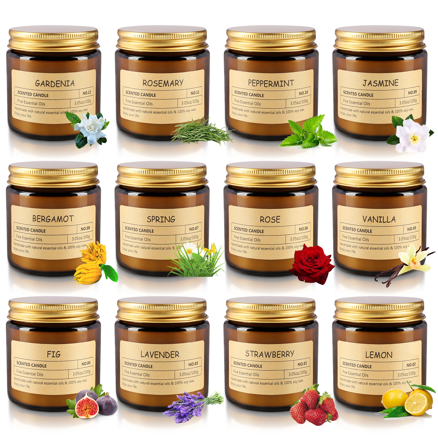 12 sachet scented candles with - đánh giá và giá Home Fragrance